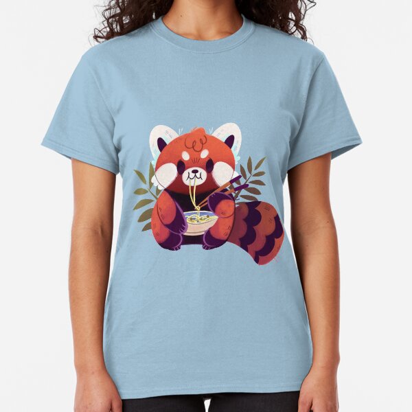 Red Panda Eating Ramen Classic T-Shirt