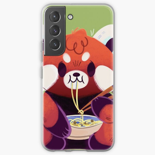 Red Panda Eating Ramen Samsung Galaxy Soft Case
