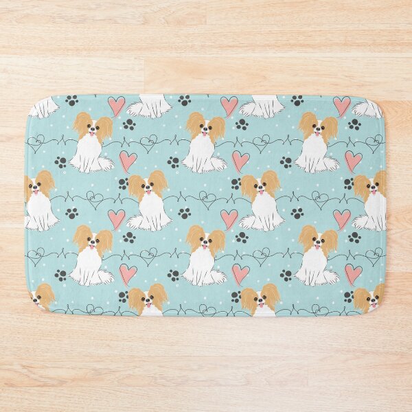 Item preview, LOVE Lemon White Papillon Dog designed and sold by Lulupainting.