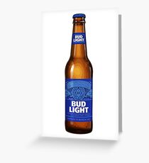 Bud Light Beer Greeting Card