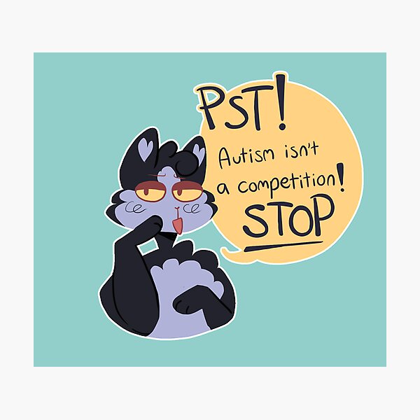 Item preview, Autism isn't a competition designed and sold by Sysisydan.
