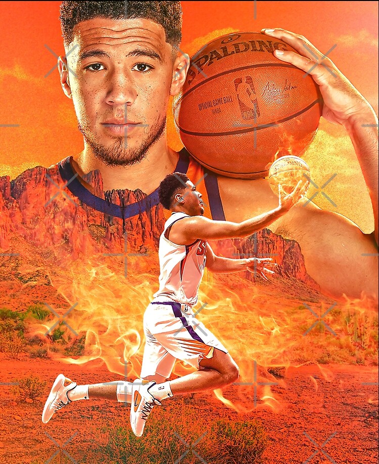Download Devin Booker Playoff Game Wallpaper