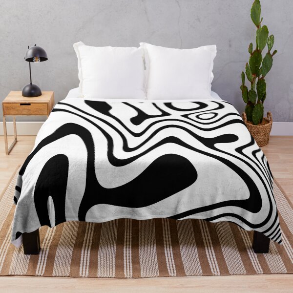 Item preview, Retro Lines Black And White Minimalistic Op-Art designed and sold by artsandsoul.