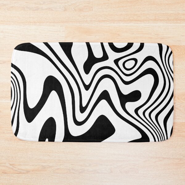 Item preview, Retro Lines Black And White Minimalistic Op-Art designed and sold by artsandsoul.