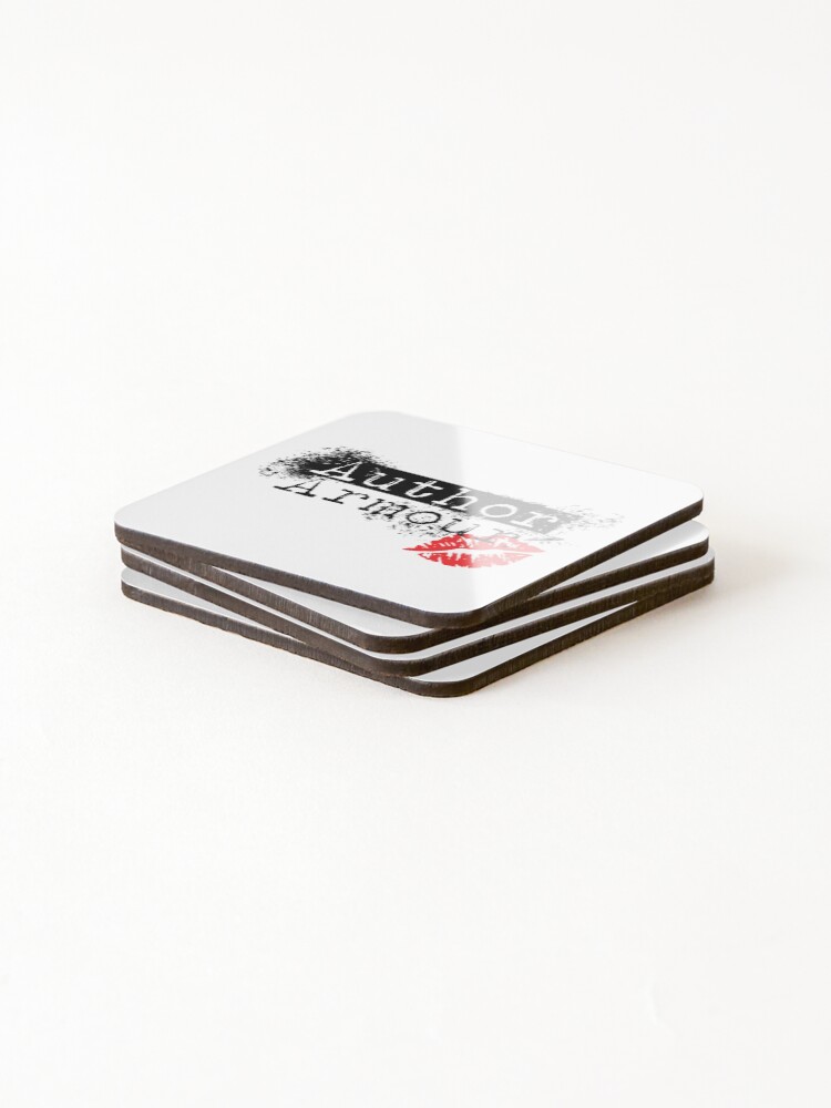 Thumbnail 4 of 5, Coasters (Set of 4), Author Armour | Red Riot designed and sold by RivRains.