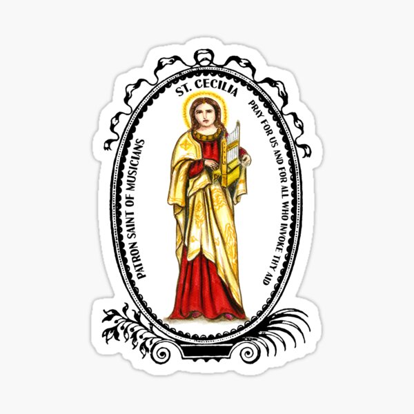 Item preview, Saint Cecilia Patron of Musicians designed and sold by myaltar.