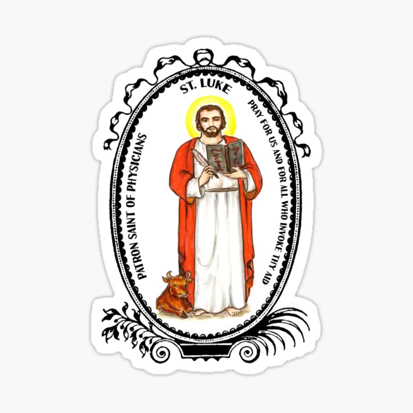 Item preview, Saint Luke Patron of Physicians designed and sold by myaltar.