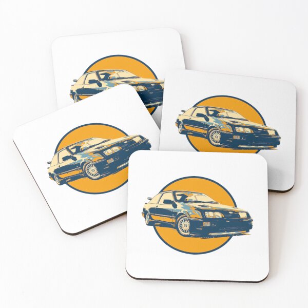 Item preview, Illustration Pop Art Ford Sierra Cosworth9 designed and sold by StickIt2mePrin.