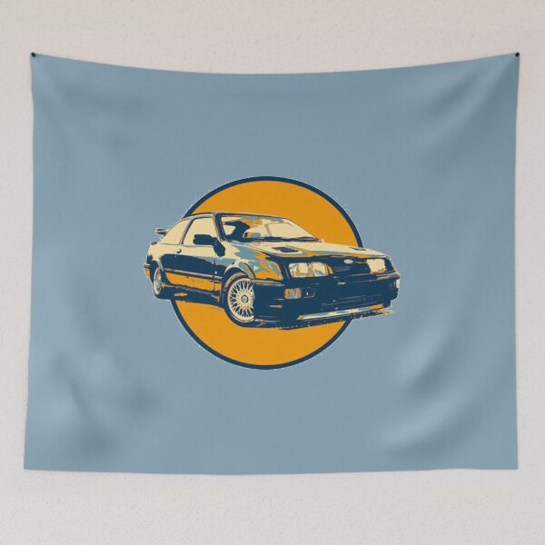 Item preview, Illustration Pop Art Ford Sierra Cosworth9 designed and sold by StickIt2mePrin.