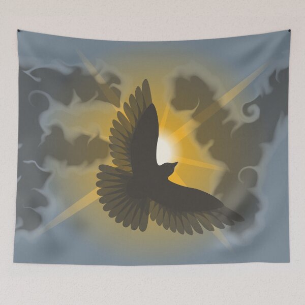 Item preview, Word "fly", the letters "f" and "y" in the form of clouds designed and sold by ReflectedCrafts.