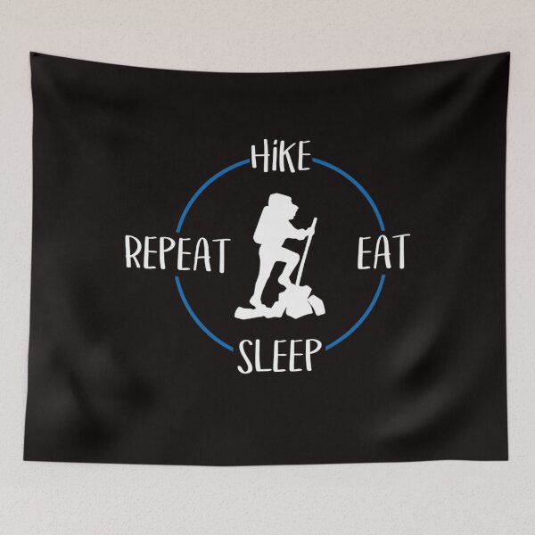 Item preview, Hike Eat Sleep Repeat Gift For Hikers & Mountaineers designed and sold by JodieRilenge.