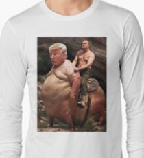 Putin riding Trump Long Sleeve T-Shirt