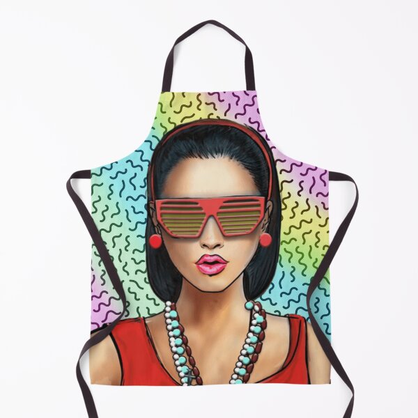 Item preview, Retro Lady Pastel Background designed and sold by TotallyRetroArt.