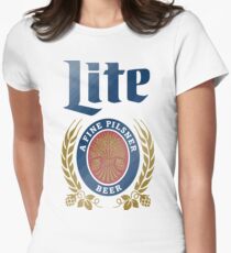 LITE (EIN FEIN PILSNER) BIER Tailliertes T-Shirt für Frauen