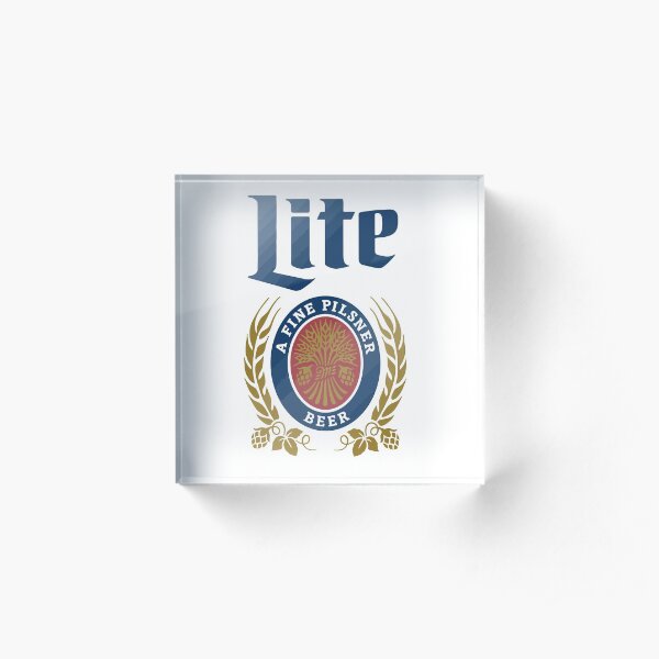 LITE (A FINE PILSNER) BEER Acrylic Block