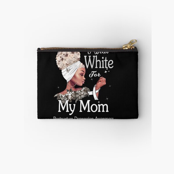Item preview, Postpartum Depression Awareness Black Girl I Wear White For My Mom designed and sold by tenjun16.