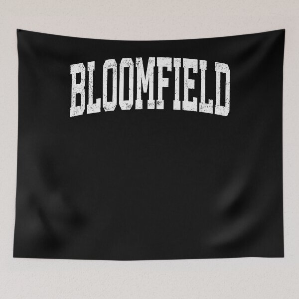 Item preview, Mens Bloomfield New Jersey NJ Vintage Athletic Sports Design Premium T-Shirt designed and sold by pinkeyatur.