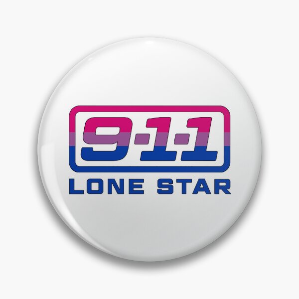 Item preview, 9-1-1: Lone Star logo (Bisexual Pride Themed) designed and sold by Sunny's Delights.