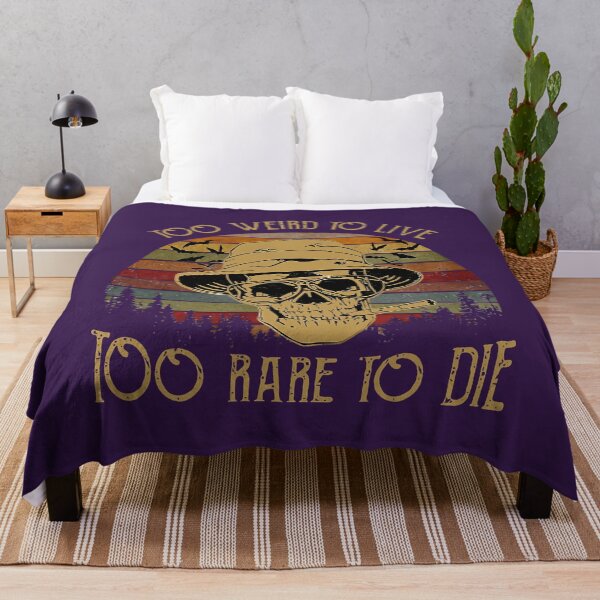 Item preview, Too Weird To Live Too Rare To Die Vintage Skull designed and sold by LiCardi.