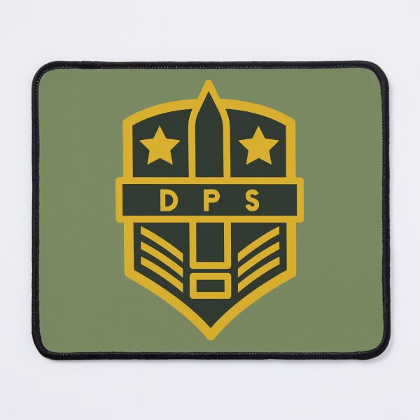 Item preview, DPS Gamer Green Gold Minimalist Army Patch designed and sold by JessicaAmber.