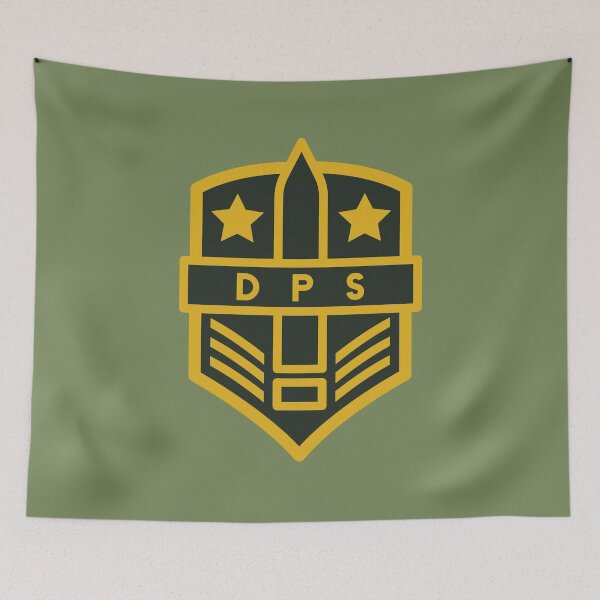 Item preview, DPS Gamer Green Gold Minimalist Army Patch designed and sold by JessicaAmber.