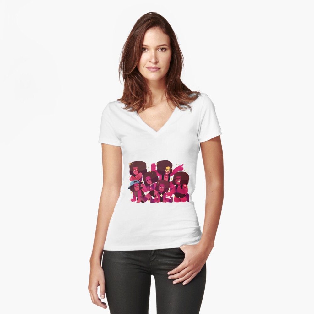 Item preview, Fitted V-Neck T-Shirt designed and sold by Anushbanush.