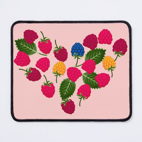 Item preview, Heart-shaped raspberries designed and sold by ReflectedCrafts.