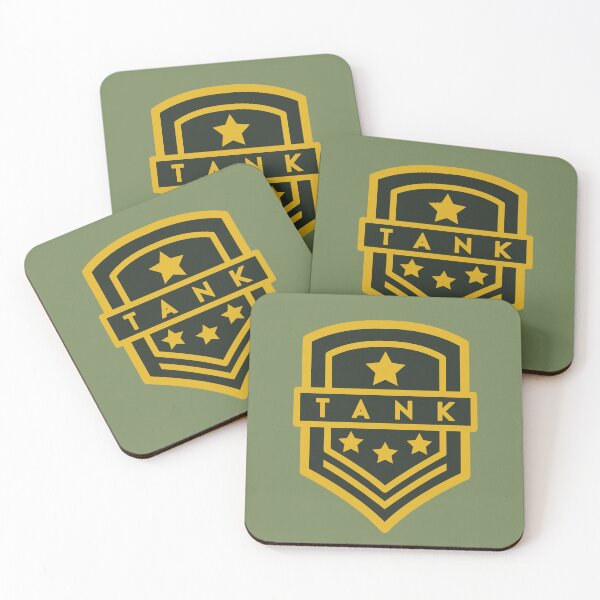 Item preview, Tank Gamer Green Gold Minimalist Army Patch designed and sold by JessicaAmber.