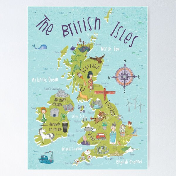 Item preview, Illustrated British Isles designed and sold by Pauline Gregory.
