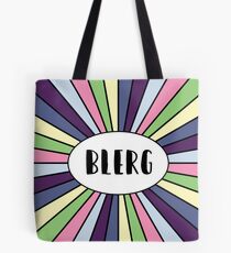 Blerg - Liz Lemon quote - 30 Rock - black Tote Bag