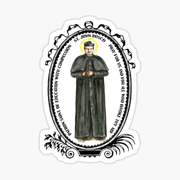 Item preview, Saint John Bosco Patron of Education with Compassion designed and sold by myaltar.