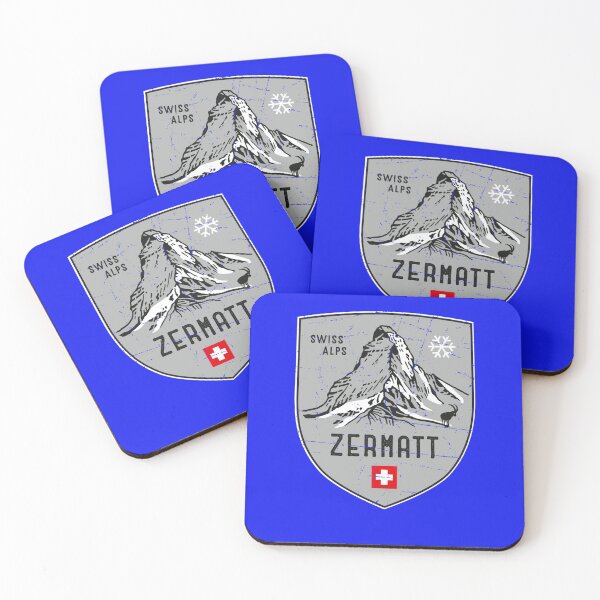 Item preview, Zermatt Mountain Switzerland Emblem  Sticker designed and sold by MorronKatia.