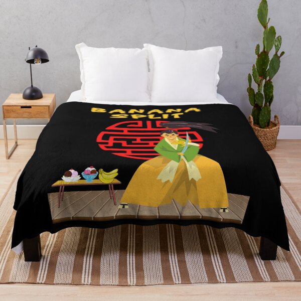 Item preview, Samurai Sword Banana Split with Peel Graphic Sticker designed and sold by podguy.