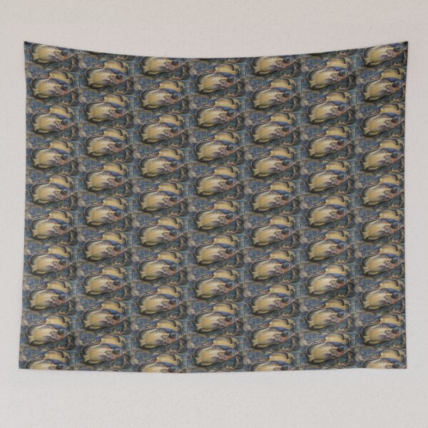 Item preview, Oscar Fish Pastel Drawing – Tropical Aquarium Art Print  designed and sold by AvrilThomasart.