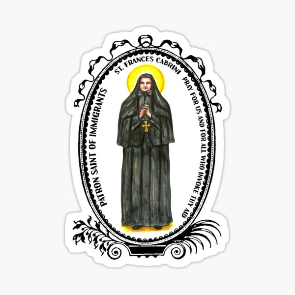 Item preview, Saint Frances Cabrini Patron of Immigrants designed and sold by myaltar.