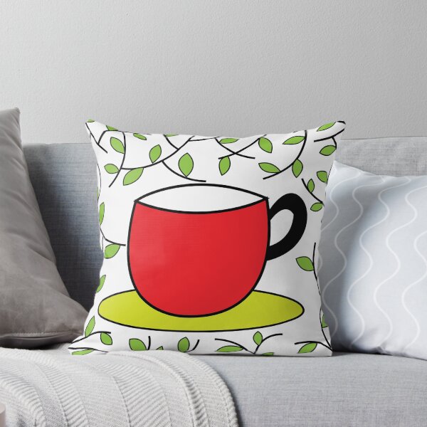 Item preview, Tea Cup with a Leaf designed and sold by Nisha Prabhu.