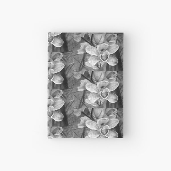 Orchids - Drawing by Avril Thomas - Adelaide / South Australia Artist Hardcover Journal