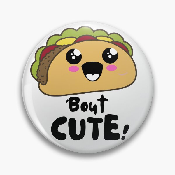 Item preview, Kawaii "Taco 'bout cute"  taco design designed and sold by MamaNeeaDesigns.