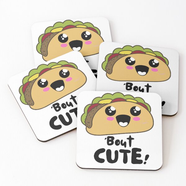 Item preview, Kawaii "Taco 'bout cute"  taco design designed and sold by MamaNeeaDesigns.