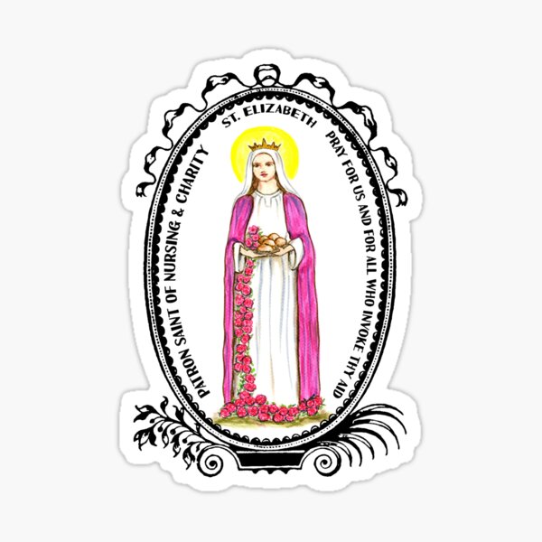 Item preview, Saint Elizabeth Patron of Nursing & Charity designed and sold by myaltar.