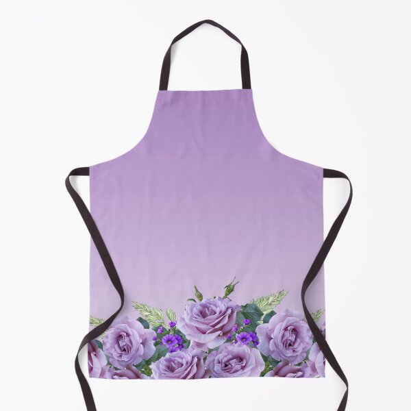 Item preview, Pastel Colored Floral Patterns - Purple Flowers with Gradient Background designed and sold by JanviRamani.