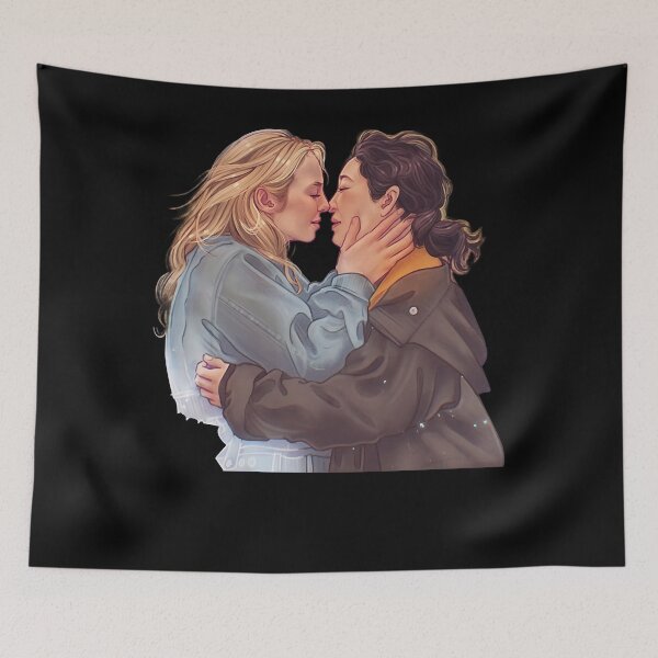 Item preview, Killing Eve Villanelle and Eve the kiss  designed and sold by hallisanders.