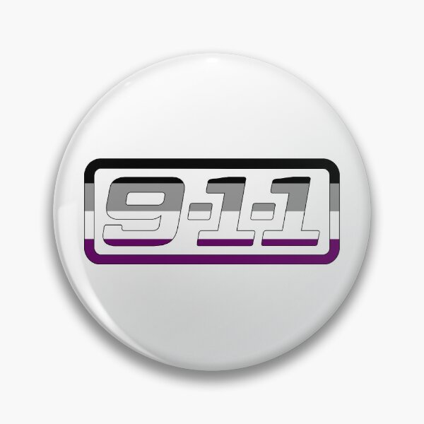 Item preview, 9-1-1 on ABC logo (Asexual Pride Themed) designed and sold by Sunny's Delights.