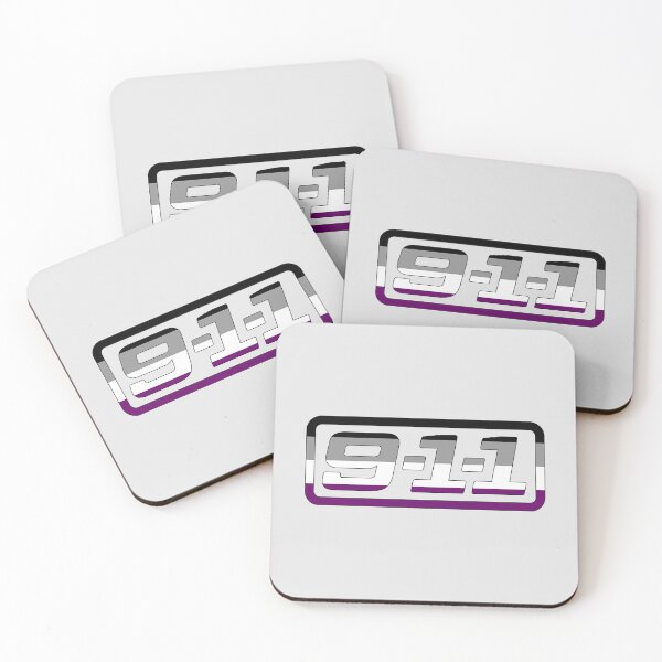 Item preview, 9-1-1 on ABC logo (Asexual Pride Themed) designed and sold by Sunny's Delights.