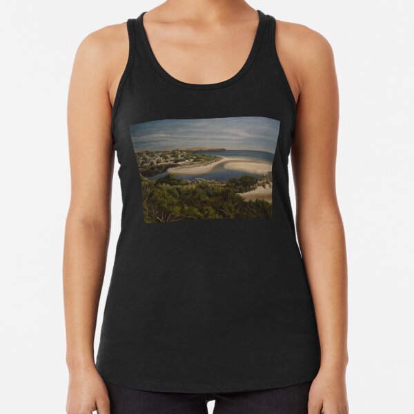 Normanville - Oil painting by Avril Thomas - Adelaide / South Australia Artist Racerback Tank Top