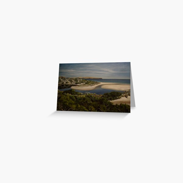 Normanville - Oil painting by Avril Thomas - Adelaide / South Australia Artist Greeting Card