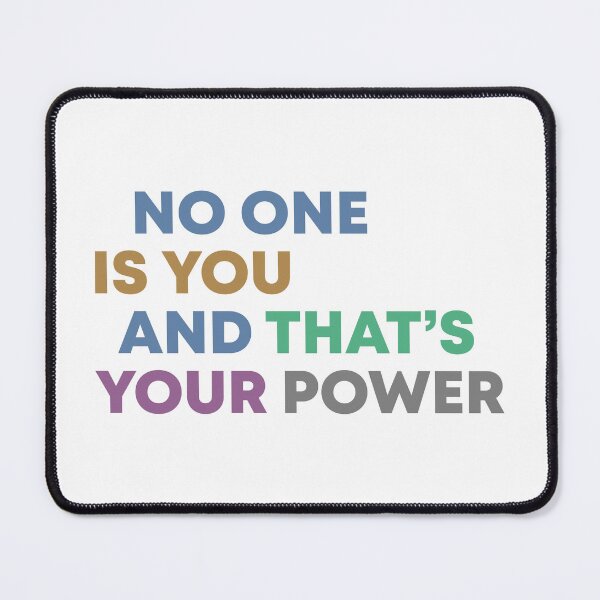 Item preview, No One Is You And Thats Your Power designed and sold by TlbCouture.
