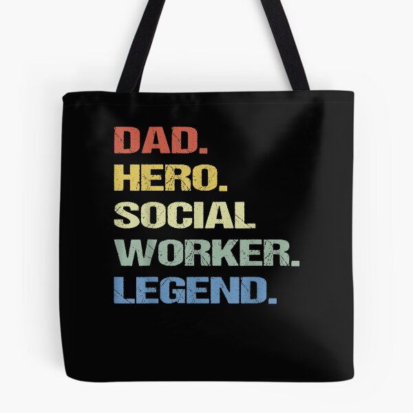 Item preview, Funny social worker dad T-Shirt designed and sold by pinkeyatur.