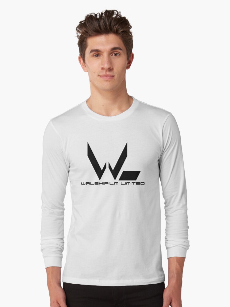 Thumbnail 1 of 5, Long Sleeve T-Shirt, Black Walskifilm Logo designed and sold by walskifilm.