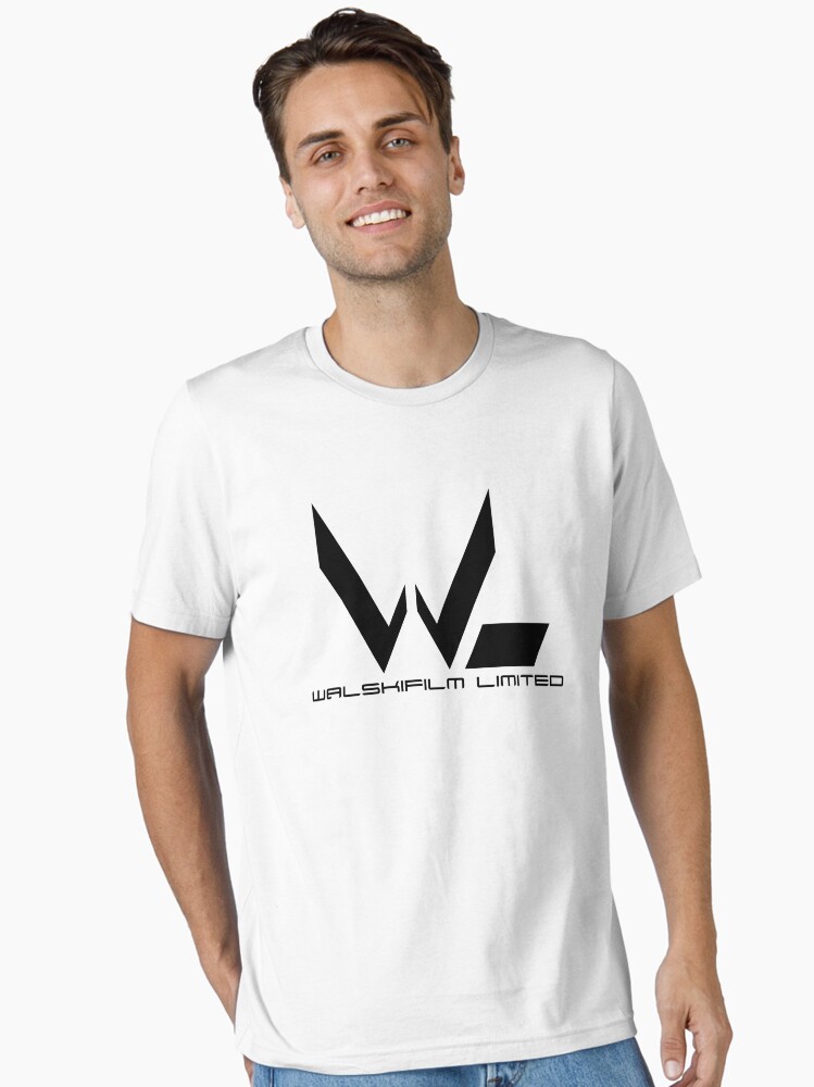 Thumbnail 1 of 7, Essential T-Shirt, Black Walskifilm Logo designed and sold by walskifilm.